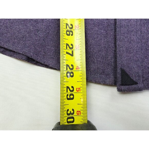 Untuckit Size Medium Mens Plum Flannel Long Sleeve Logo Tag Cotton Pocket Shirt - Picture 7 of 9